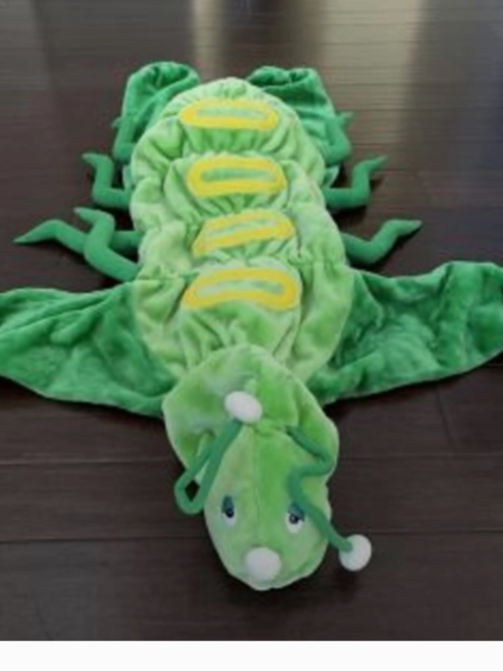 playful plush CATERPILLAR costume Halloween Dress up costume